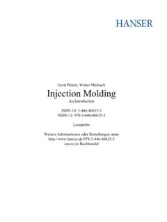 Gerd P&#246;tsch, Walter Michaeli Injection Molding