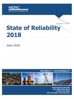State of Reliability 2018 - nerc.com