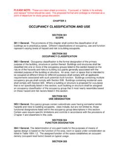 OCCUPANCY CLASSIFICATION AND USE - iccsafe.org