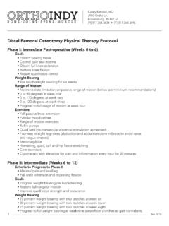 Distal Femoral Osteotomy Physical Therapy Protocol
