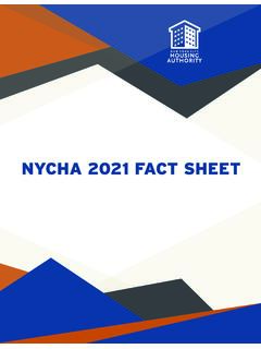 NYCHA 2021 FACT SHEET