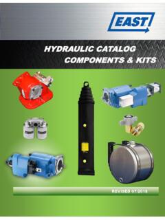 HYDRAULIC CATALOG COMPONENTS &amp; KITS
