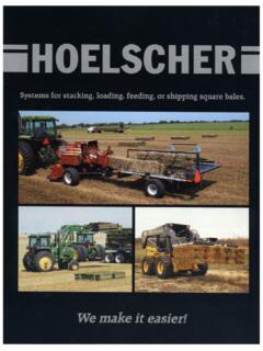 Hoelscher Inc., bale accumulator and fork system
