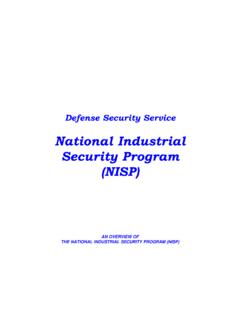 National Industrial Security Program (NISP) - AcqNotes
