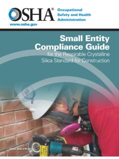 Small Entity Compliance Guide - Occupational Safety and ...