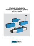 DENISON HYDRAULICS Directional Control Valve Cetop 03