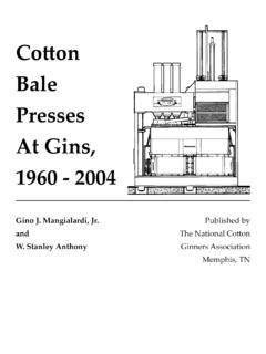 1574-Cotton Bale Presses at Gins--6-24-06