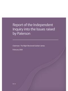 Report of the Independent Inquiry into the Issues raise by ...