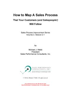 How to Map A Sales Process - Sales Performance