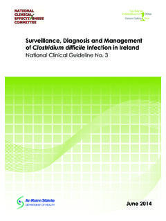 Surveillance, Diagnosis and Management of …