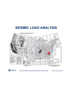 SEISMIC LOAD ANALYSIS - University of Memphis
