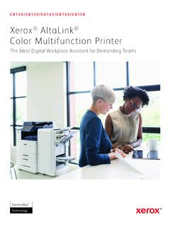 Xerox AltaLink Color Multifunction Printer
