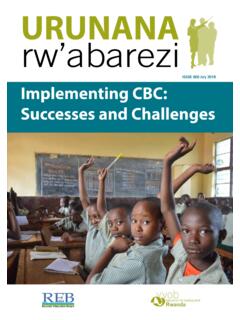 ISSUE 006 July 2018 Implementing CBC ... - VVOB Rwanda