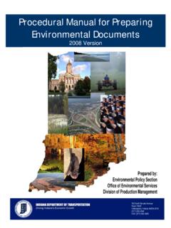 Procedural Manual for Preparing Environmental Studies