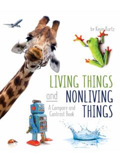 LIVING THINGS NONLIVING - Arbordale Publishing