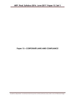 Paper 13 CORPORATE LAWS AND COMPLIANCE