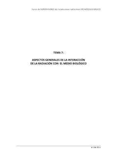 TEMA 7: ASPECTOS GENERALES DE LA INTERACCI&#211;N DE LA ...
