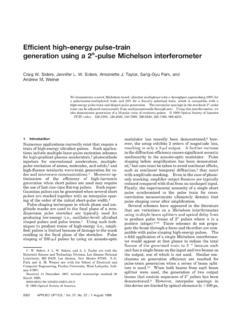 Efficient high-energy pulse-train generation using a 2 n ...