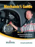 Mechanic’s Guide - New Brunswick