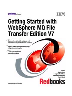 Getting Started with WebSphere MQ File Transfer …