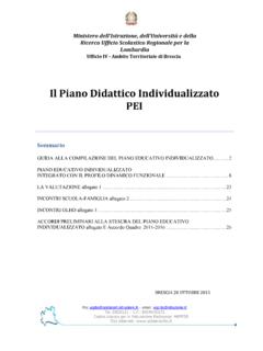 Il Piano Didattico Individualizzato PEI - ustservizibs.it
