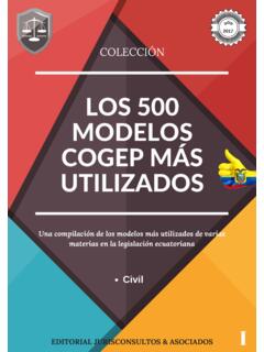LOS 500 MODELOS COGEP M&#193;S UTILIZADOS - ZonaLegal
