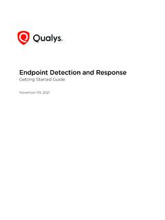 Qualys EDR Getting Started Guide