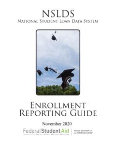 NSLDS Enrollment Reporting Guide - ed