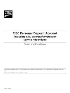 Account Terms and Conditions - Personal Banking