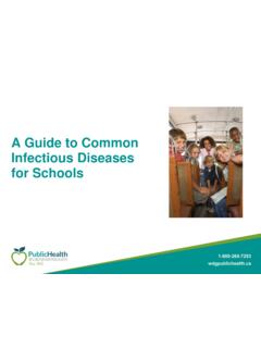A Guide to Common Infectious Diseases for Schools