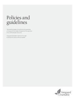 Policies and guidelines - cdn.vcapps.org
