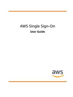 AWS Single Sign-On
