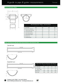 A guide to pipe &amp; gutter measurements - Hargreaves Foundry