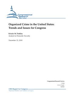 Organized Crime in the United States: Trends and Issues ...
