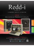 Table Of Contents - REDD-I MECHANICAL PRODUCTS