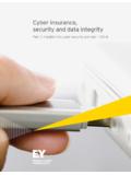 Cyber insurance, security and data integrity - EY