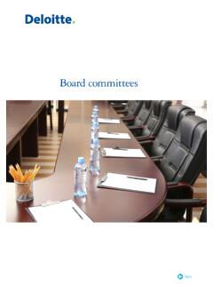 Board committees - Deloitte