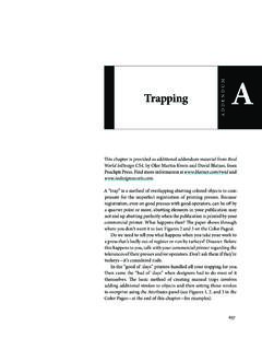 Trapping addendum A - InDesignSecrets