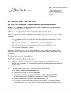 CMOH Record of Decision - Order 37-2021 - open.alberta.ca