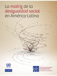 La matriz de la desigualdad social en Am&#233;rica Latina - CEPAL