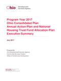 Program Year 2017 Ohio Consolidated Plan Annual Action ...