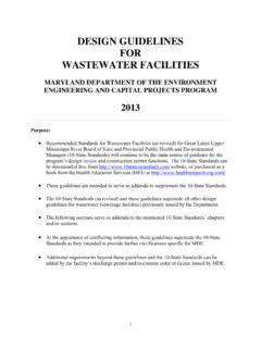 Wastewater Design Guidelines - 2013