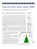 School-wide Positive Behavior Support (SWPBS)