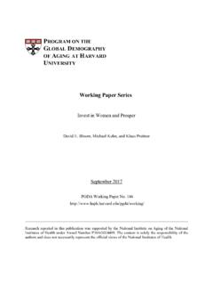 Working Paper Series - cdn1.sph.harvard.edu