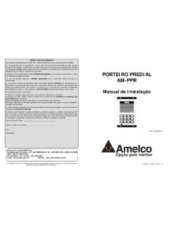 Porteiro Predial AM-PPR - Rev1.2 - amelco.com.br