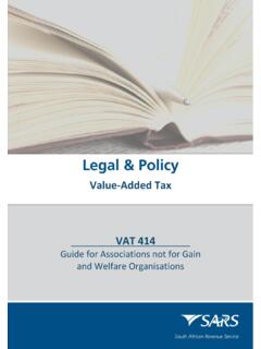 Value-Added Tax VAT 414 - South African Revenue Service