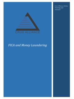 FICA and Money Laundering - Crux Alliance
