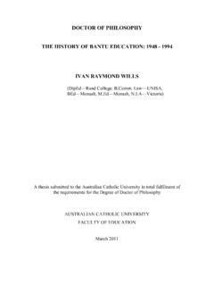 The history of Bantu education: 1948-1994