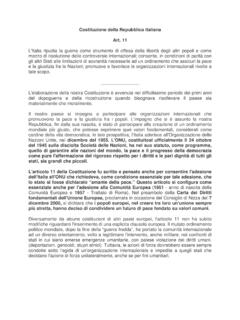 Costituzione della Repubblica italiana Art. 11