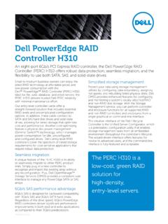 Dell PowerEdge RAID Controller H310